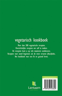 Vegetarisch kookboek achterzijde
