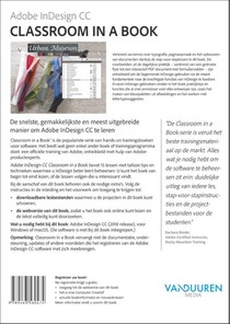 Adobe indesign cc classroom in a book achterzijde