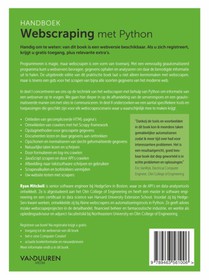 Webscraping met Python achterzijde