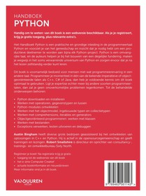 Handboek Python achterzijde