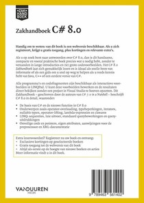 Zakhandboek C# 8.0 achterzijde