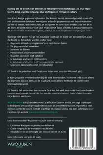 Gegevens verwerken in Excel achterzijde