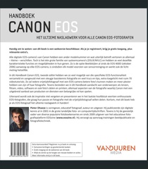 Handboek Canon EOS achterzijde