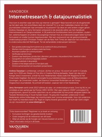 Handboek Internetresearch & datajournalistiek, 7e editie achterzijde
