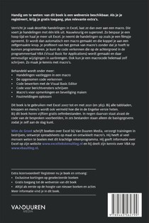 Excel aan het werk: Kennismaken met macro’s achterzijde