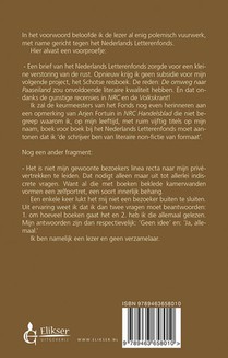 Op zoek naar lezers achterzijde