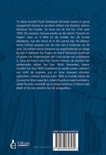 Frysk histoarysk ferskaat achterzijde