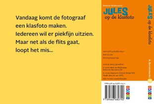 Jules op de klasfoto achterzijde