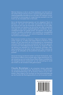 Dialoog in recht en literatuur achterzijde