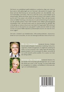 Weg van stress en burn-out achterzijde