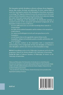 History and Philosophy of the Humanities achterzijde