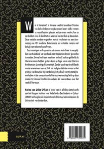 Het raadsel literatuur achterzijde