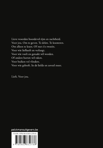 Een handjevol liefs achterzijde