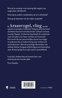 Kraanvogel, vlieg achterzijde