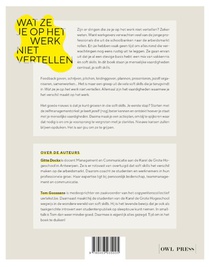 Wat ze je op het werk niet vertellen achterzijde