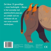 Pop-up bedreigde dieren achterzijde