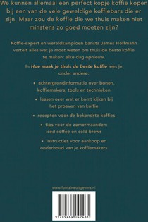 Hoe maak je thuis de beste koffie? achterzijde