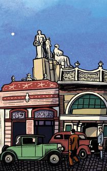 De zeven gekken achterzijde