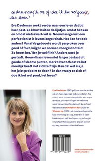 En dan vraag ik me af: doe ik het wel goed, het leven? achterzijde