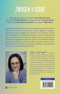 Zwijgen is goud achterzijde