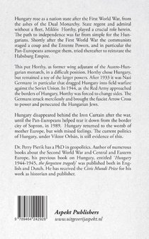 Horthy and the battle for the Hungarian nation state achterzijde