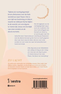Zij lacht feest van bevrijding achterzijde