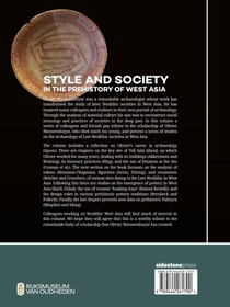 Style and Society in the Prehistory of West Asia achterzijde