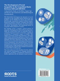 The Development of Social Inequality in the Carpathian Basin between 5200 and 1000 BCE achterzijde