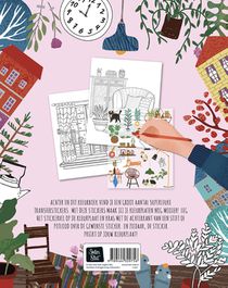 Rub-on-stickers Kleurboeken - Home Sweet Home achterzijde