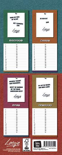 Verjaardagskalender Loesje nr. 7 achterzijde
