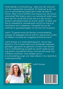 Verbindende e-mailmarketing achterzijde