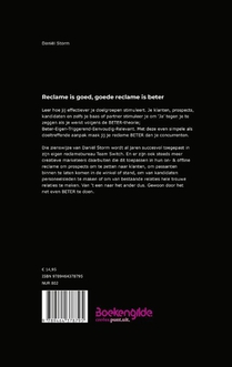 Reclame is goed, goede reclame is beter achterzijde