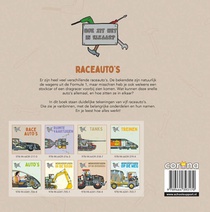 Raceauto’s achterzijde