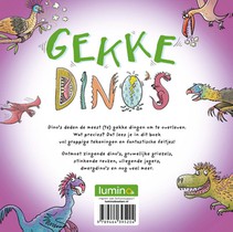 Gekke dino’s achterzijde