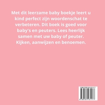 Baby boek fruit en groeten achterzijde