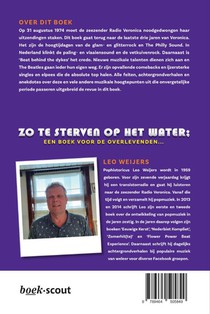 'Zo te sterven op het water; een boek voor de overlevenden' achterzijde