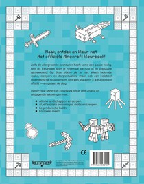 Het officiële Minecraft kleurboek achterzijde