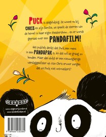 Een panda op het podium achterzijde