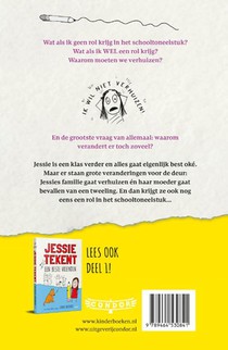 Jessie tekent en steelt de show achterzijde
