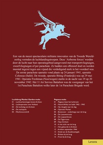 Pegasus kiest het luchtruim achterzijde
