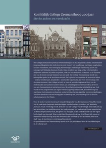 Koninklijk College Zeemanshoop 200 jaar achterzijde