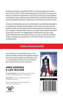 Spaanse Burgeroorlog achterzijde