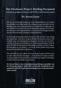 Het Disclosure Project: briefing document achterzijde