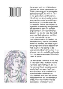 De Markies de Sade achterzijde