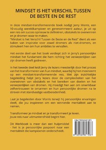 Mindset is het verschil tussen de beste en de rest (inclusief werkboek) achterzijde