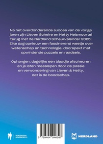 Nerdland Scheurkalender achterkant