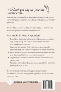 5 Jaar Dankbaarheid achterzijde