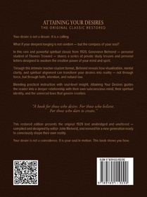 ATTAINING YOUR DESIRES achterzijde