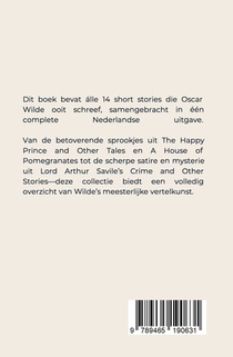 Oscar Wilde Short Stories Nederlandstalig achterzijde