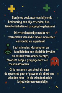 Gamers vriendenboekje achterzijde